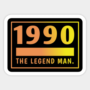 1990 Birthday Sticker